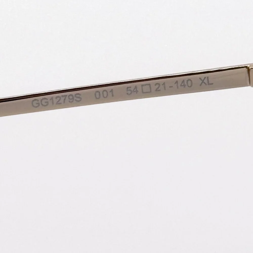NEW GUCCI GG1279S 001 GOLD/GREY WOMEN SUNGLASSES GUCCI